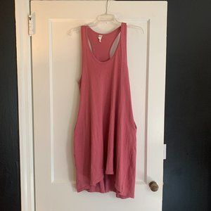 Pact Organic Cotton Racerback Shirt Dress with Pockets